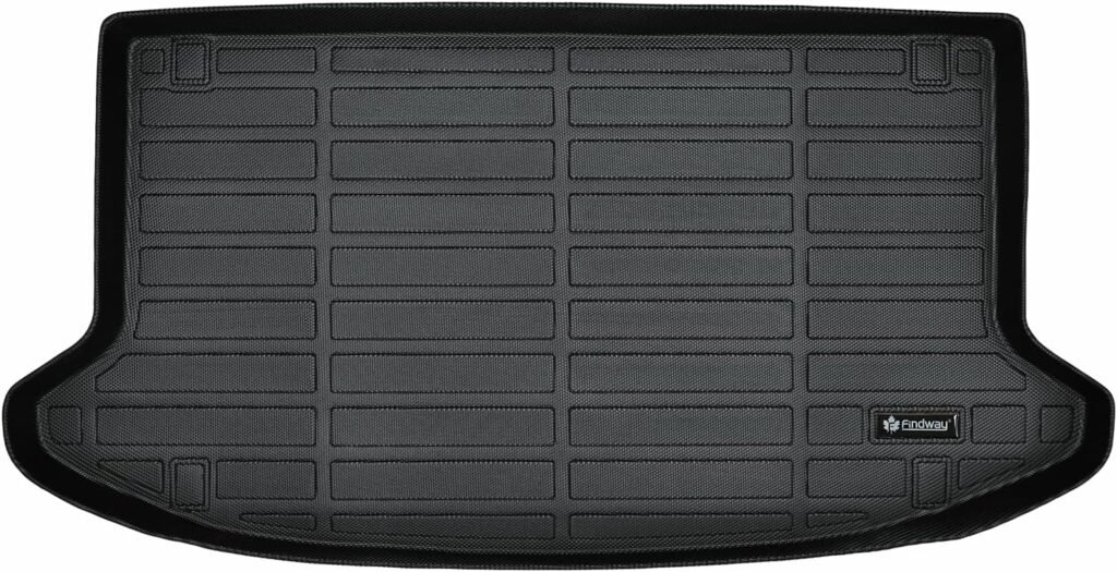 Findway All-Weather Cargo Liner for 2020-2025 Kia Soul (Excludes EV) – Waterproof TPE Rubber, Black