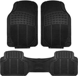 Climaproof Universal Fit Black Floor Mats: All-Weather Protection for Canadian Cars, SUVs & Trucks Climaproof Universal Fit Black Floor Mats: All-Weather Protection for Canadian Cars, SUVs & Trucks