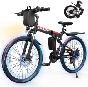 VARUN 750W Folding Electric Bike for Adults: 48V Battery, 21-Speed, Dual Suspension, 50+ Miles Range – Canada