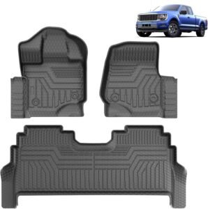 All-Weather FIILINES Floor Mats for Ford F-150 & Lightning (2015-2025) – Perfect Fit for Canadian SuperCrew Models