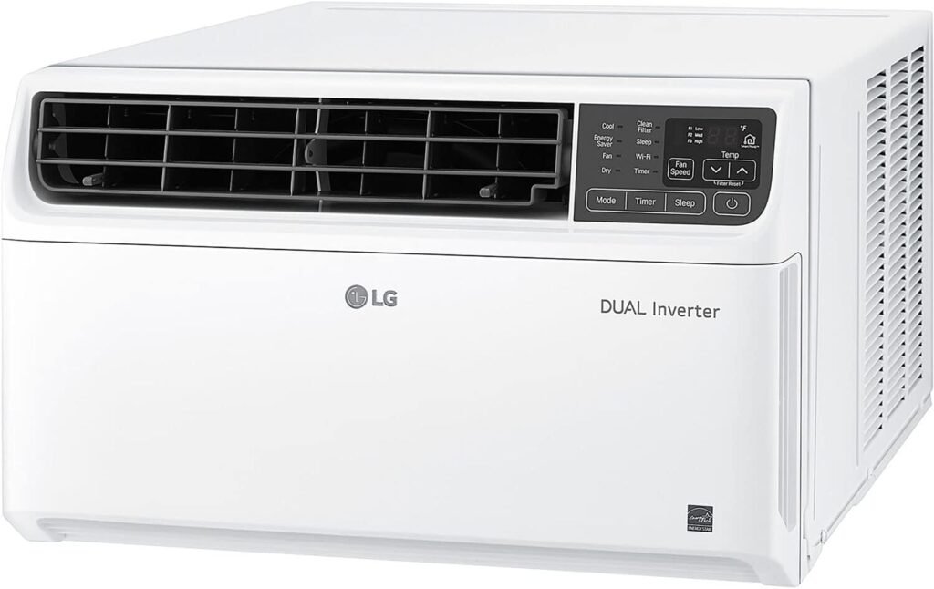 LG 24000 BTU Dual Inverter Smart Window AC: Quiet, Alexa & Google Compatible – Cools Up to 1440 Sq. Ft. for Canadians