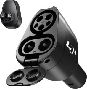 Fast Charge Your Tesla in Canada: LJH 2-in-1 CCS1 & J1772 Adapter – 250KW DC/240V AC, NACS Compatible Fast Charge Your Tesla in Canada: LJH 2-in-1 CCS1 & J1772 Adapter – 250KW DC/240V AC, NACS Compatible