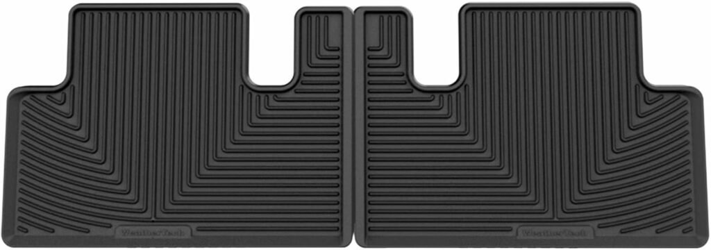 WeatherTech Black All-Weather Mat for 2017-2025 Tesla Model 3 (2nd Row) – Perfect Fit for Canadians