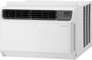 Efficient Cooling with LG 18,000 BTU Dual Inverter Window AC – Remote Control Included for Canadians