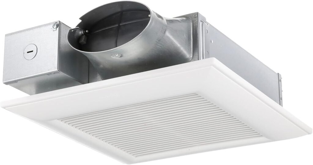 Whisper-Quiet Panasonic FV-0510VS1 Ventilation Fan for Canadians: 50-100 CFM in White