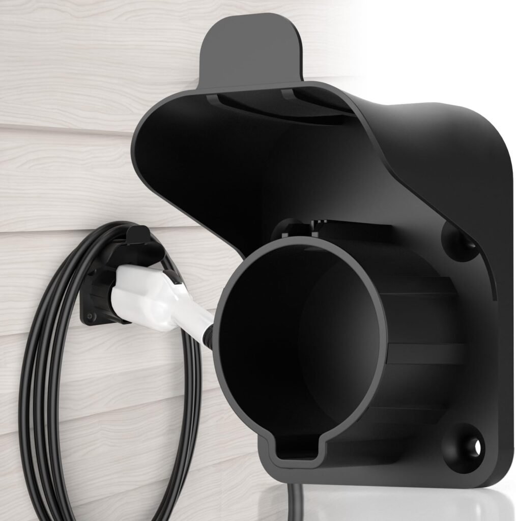 Top SAE J1772 EV Charger Wall Mount & Cable Organizer for Canadians