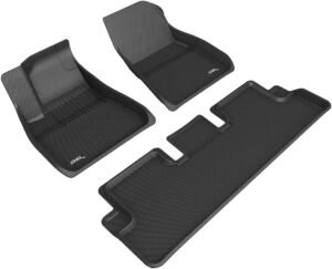 Shop 3D MAXpider Black Floor Mats for 2020-2023 Tesla Model 3 in Canada