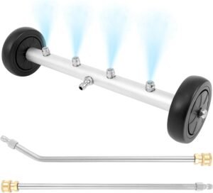 16” Pressure Washer Undercarriage Cleaner for Trucks & SUVs – 4000 PSI, 4 Nozzles, Universal Fit