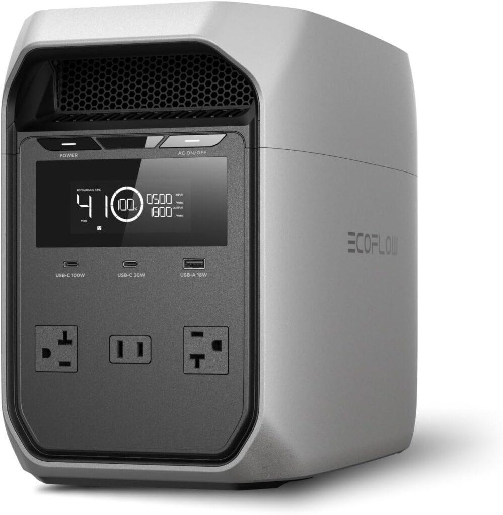 EF ECOFLOW DELTA 3 Classic: 1024Wh Portable Power Station for Canadian Homes, Camping & RVs