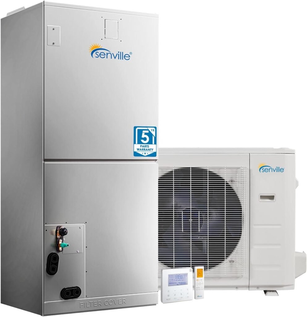 Efficient 2 Ton Senville Split System: 24,000 BTU Central Air & Heat Pump for Canadians Efficient 2 Ton Senville Split System: 24,000 BTU Central Air & Heat Pump for Canadians