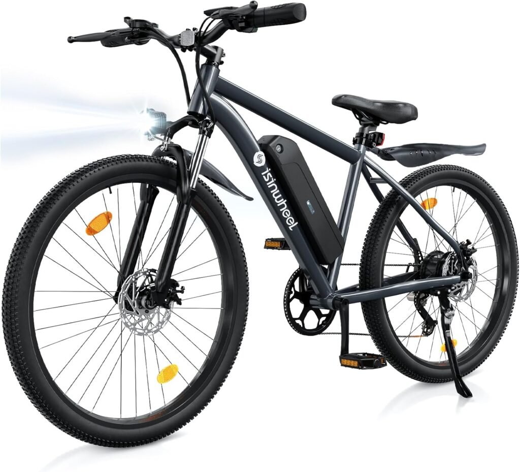 Explore Canada with the Isinwheel M10: 26″ Electric Bike, 500W Power, 32KM/H Speed, and Removable Battery