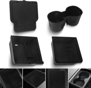 Tesla Model Y & 3 (2024-2026) Center Console Organizer with Cup Holder – Canada