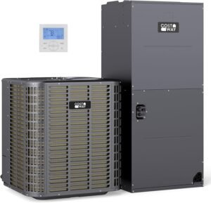 Efficient 5 Ton Ducted Central AC Heat Pump – 60000 BTU, 17 SEER2 for Canadian Homes
