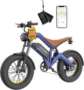 Gyrocopters Ocean Electric Bike: Powerful 1500W Ebike with NFC Lock & 115 Km Range for Canadians