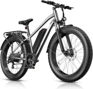 High-Performance 1000W Electric Bike for Canadians: 25 MPH, 60-Mile Range, 26″ Fat Tires, and UL 2849 Certified