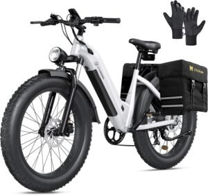 CYCROWN CycVerve: 1000W Fat Tire Electric Bike for Canadians – 120KM Range, 45KMH Speed