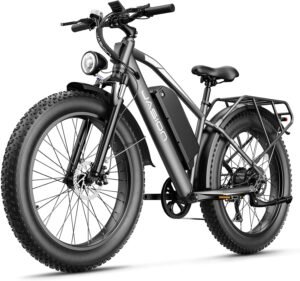 Jasion EB5 MAX: Powerful 1500W Electric Mountain Bike for Canadians with Removable Battery & Fat Tires