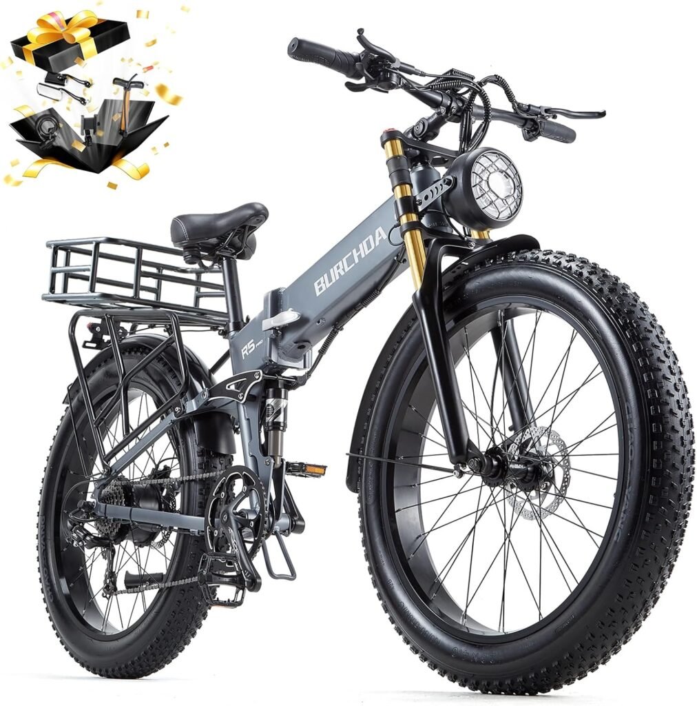 High-Power 3000W/1500W Dual Motor Electric Bike for Adults: 140 KM Range, 48 KPH Speed, 48V Battery, 26″ Fat Tire, Full Suspension – Perfect for Canadian Terrain
