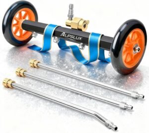 Boost Your Pressure Washer: 16-Inch Undercarriage Cleaner with 3 Extension Wands for Canadians – 4000 PSI