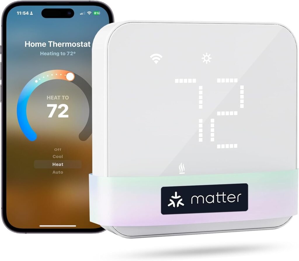 meross Smart Thermostat: WiFi, Alexa & Google Compatible, Energy