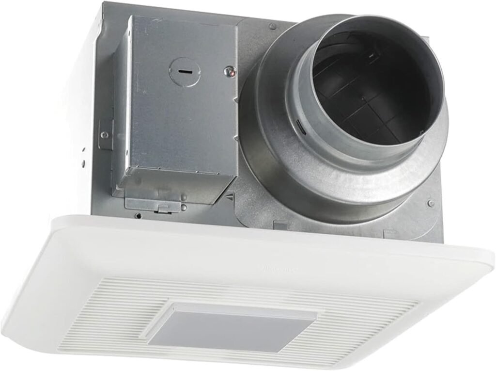 Quiet Panasonic WhisperCeiling DC Bathroom Fan with LED – 50