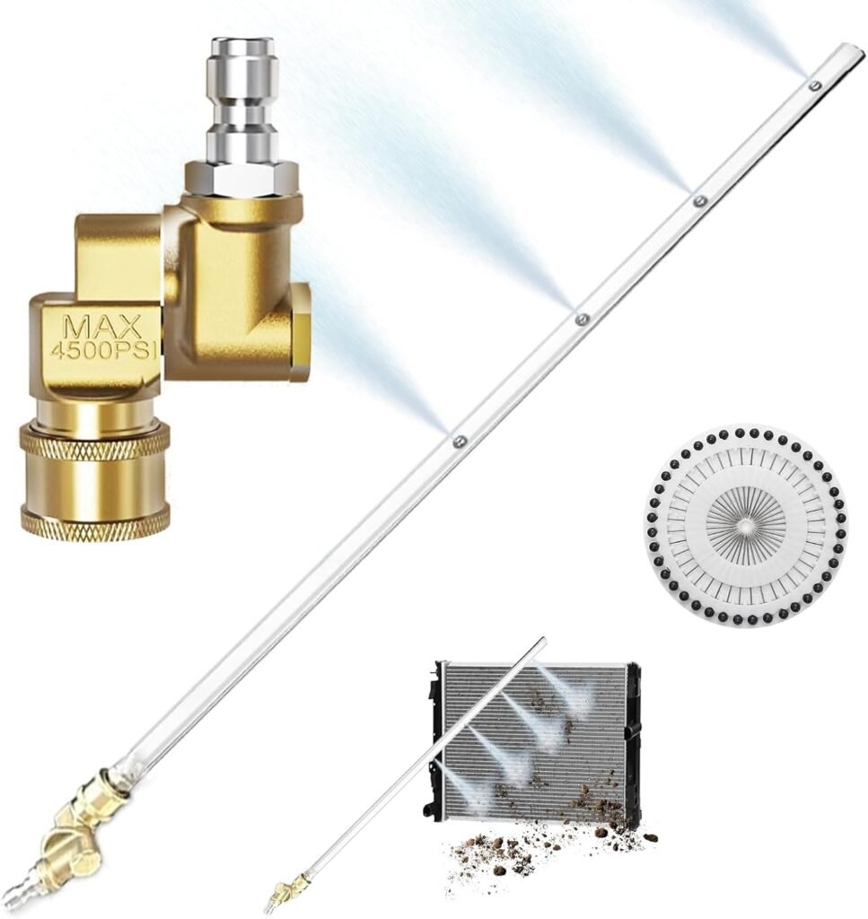 Efficient Car Radiator Cleaning Wand: 23.6in Heavy