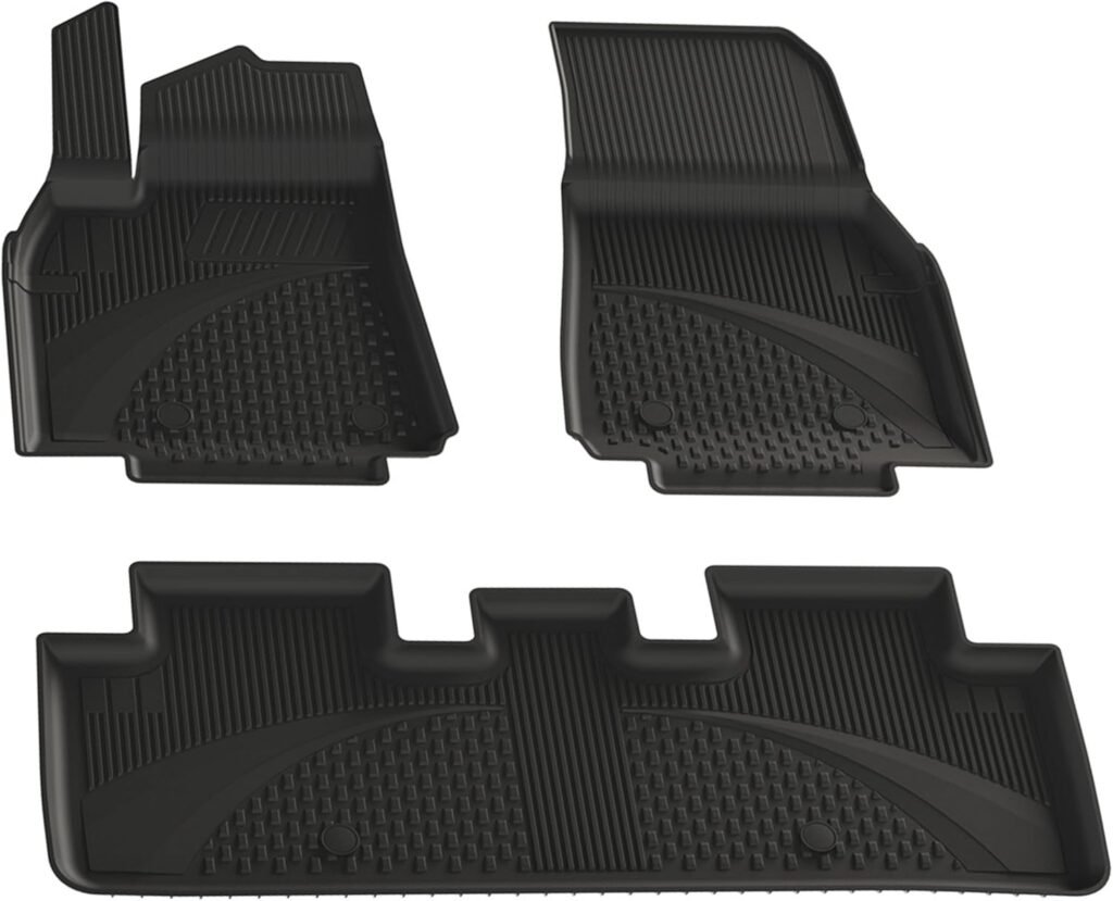 CraftZen 3D All-Weather Car Floor Mats for Tesla Model Y (2020