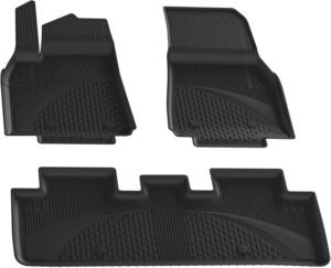 CraftZen 3D All-Weather Car Floor Mats for Tesla Model Y (2020