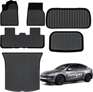 All-Weather Floor Mats for 2025-2026 Tesla Model Y Juniper