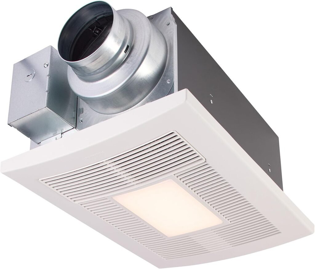 Panasonic WhisperWarm DC Bathroom Fan with Light & Heater