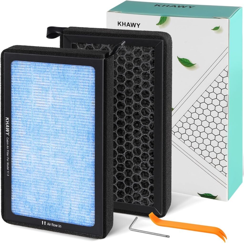 Tesla Model Y & Model 3 Cabin Air Filter Replacement Kit (2016-2025)