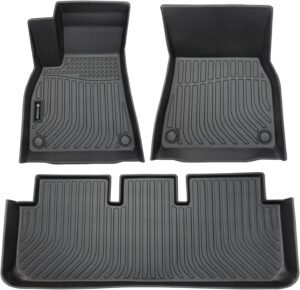 Findway All-Weather TPE Floor Mats for Tesla Model S 2021-2026 Findway All-Weather TPE Floor Mats for Tesla Model S 2021-2026