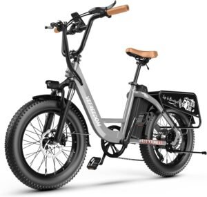 Powerful 1500W Electric Bike for Adults: 48V 20Ah Battery, 70-Mile Range, 30MPH, Fat Tire E